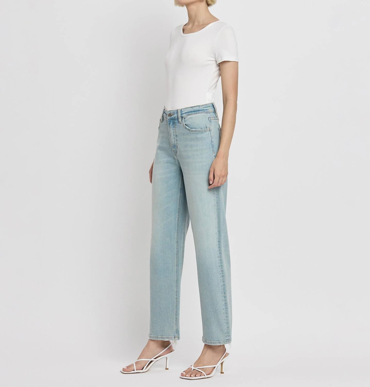 Flying Monkey - High Rise Ankle Barrel Jeans