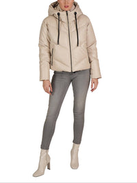 Love Token - Long Sleeve Hooded Puffer Jacket