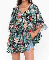 Show Me Your Mumu Peta Tunic Top in jungle mirage print - women's shirt