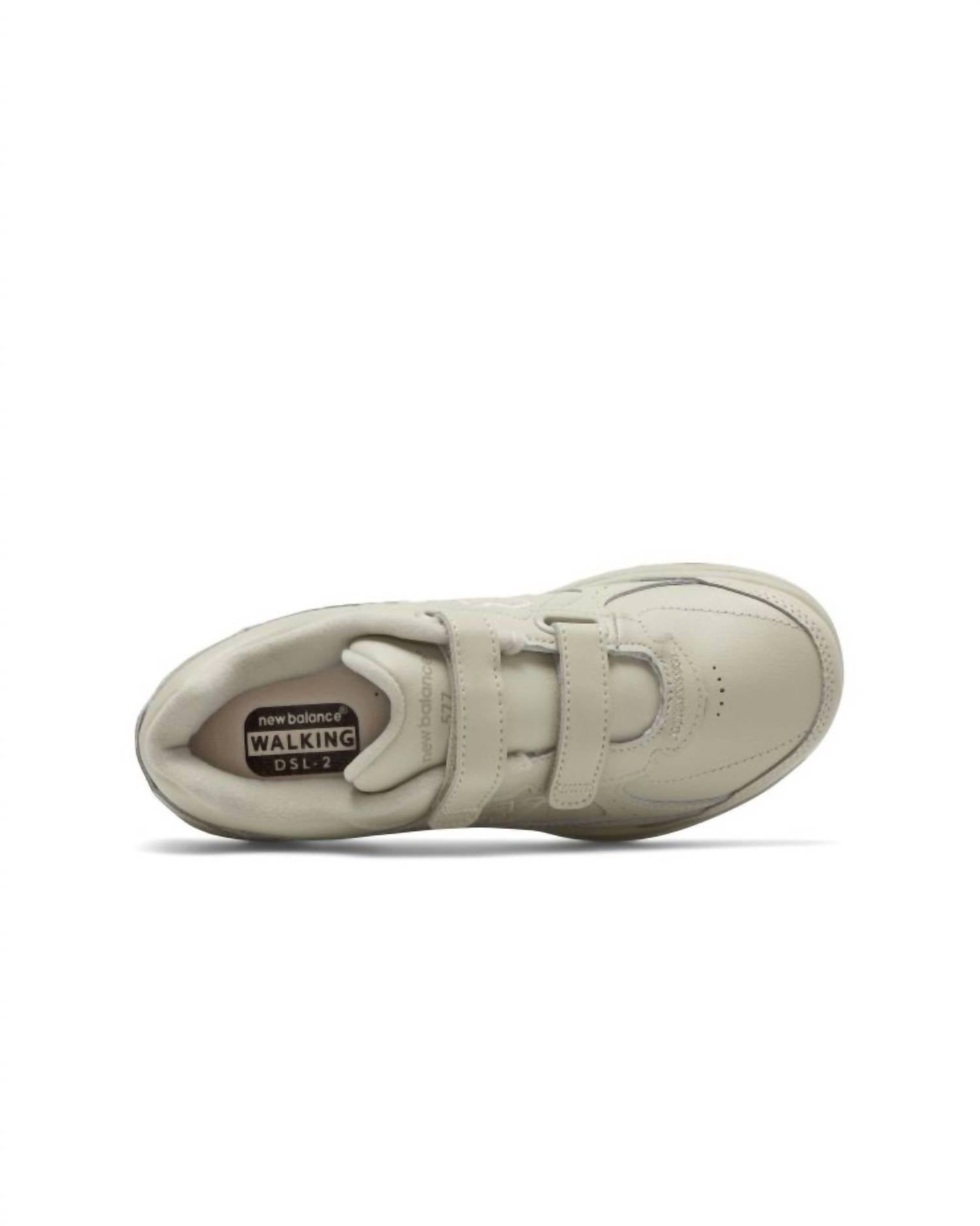New Balance Women's 577 Walking Shoe in velcro bone - women's shoe - detail view