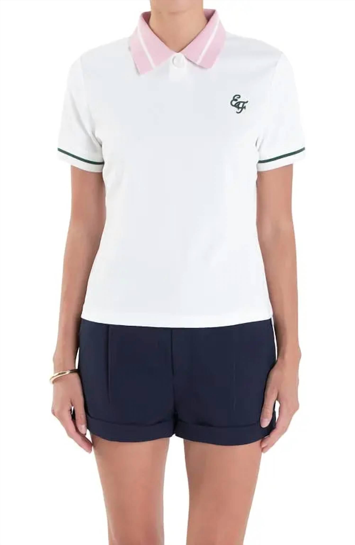 English Factory - Country Club Polo Top