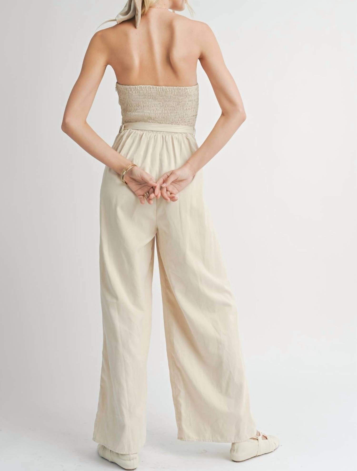 Sadie & Sage - Past Midnight Tube Jumpsuit
