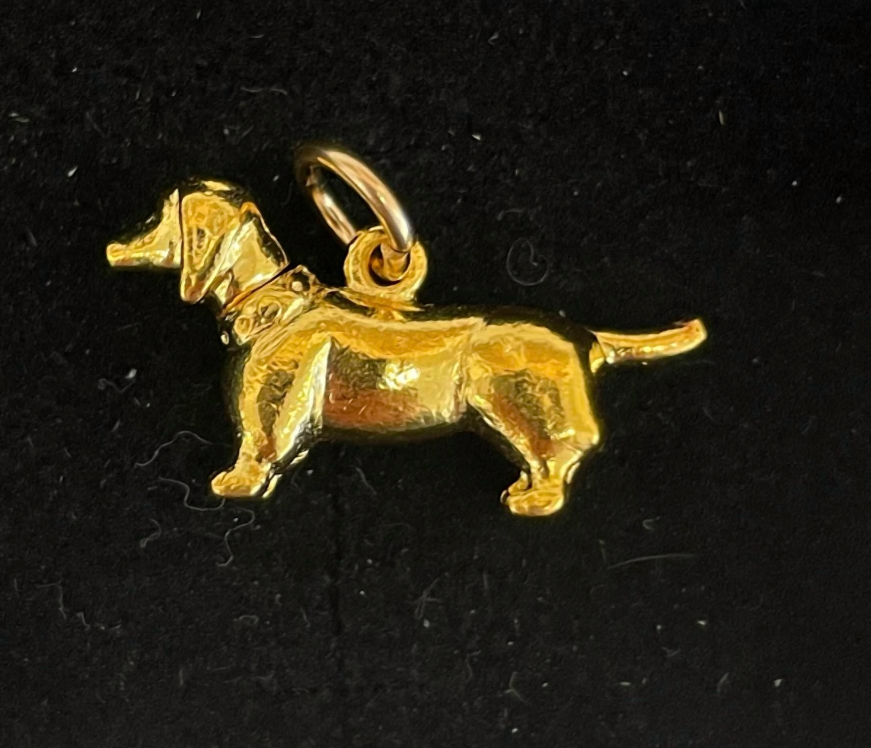 Azi Rasson - Women's Vintage Dachshund Medium Charm