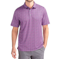 Cutter & Buck - Pike Magnolia Print Stretch Polo
