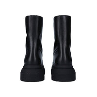 STUART WEITZMAN Women's Charli Zip Sport Leather Boots in black - women's shoe - view 4