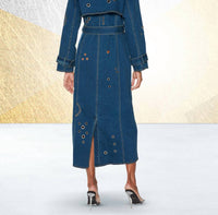 Donna Vinci - Denim Dress Coat