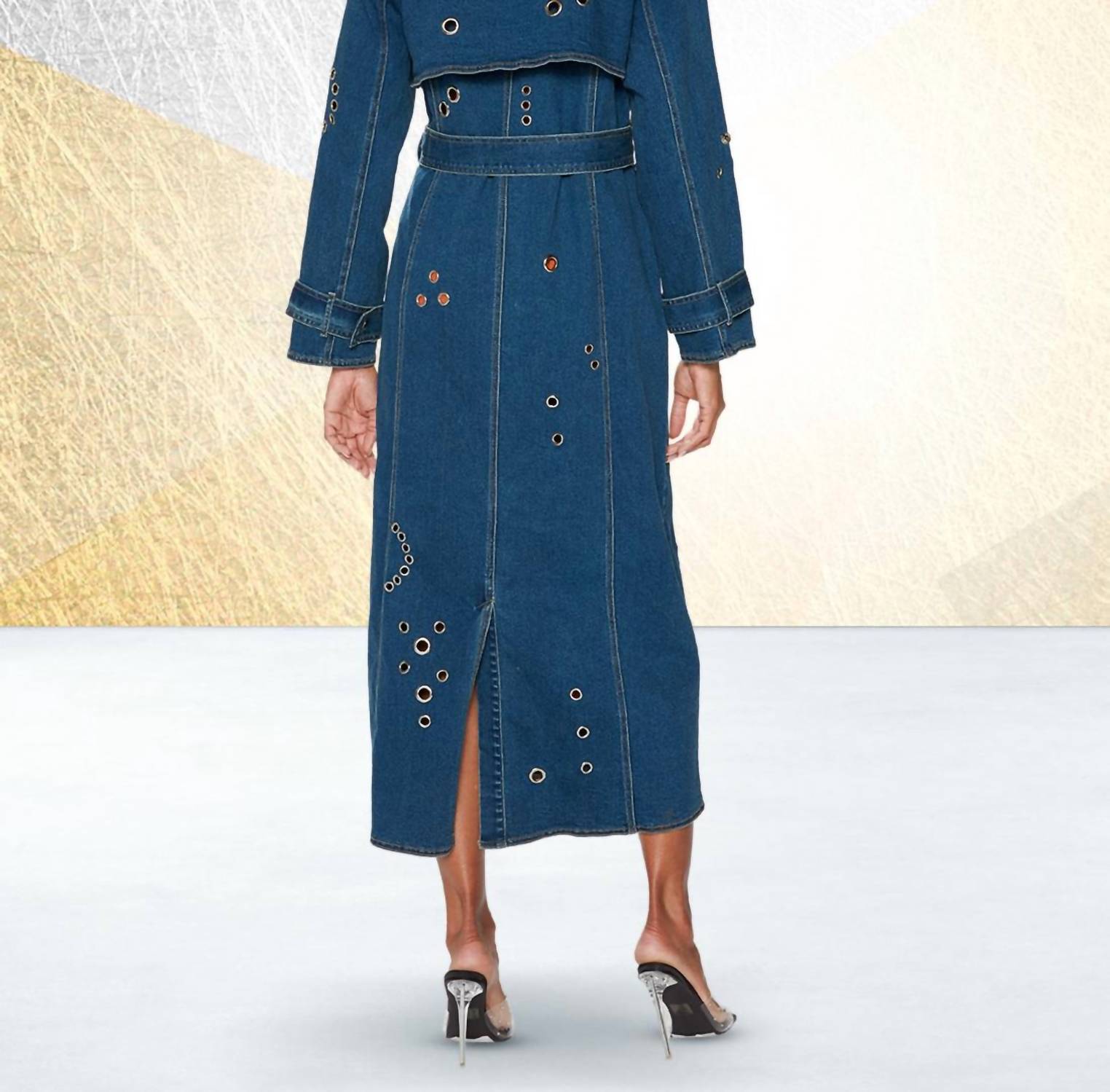 Donna Vinci - Denim Dress Coat