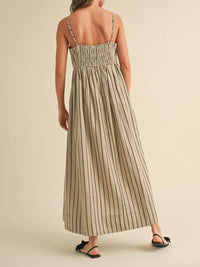 Miou Muse - Stripe Pattern Long Dress