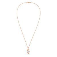 Diana M Jewels - Women's Marquise Lab-Grown Diamond Pendant Necklace (15.00 Ct) - Grand