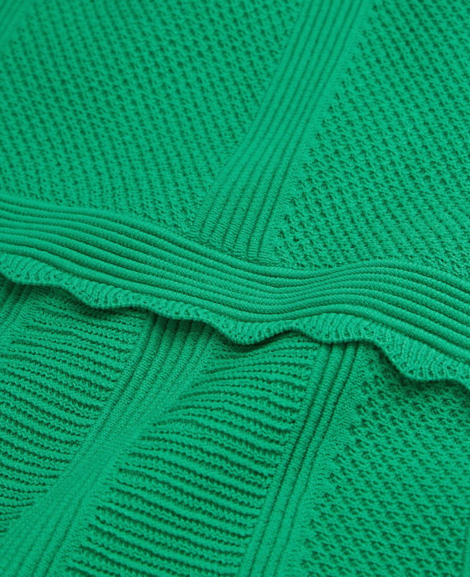 THE KOOPLES Romantic Knit Mixed Media Dress in gre01 - women's dress - view 5