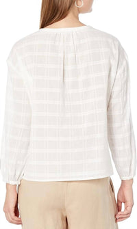 Lilla P - Bracelet Sleeve Button Down Top