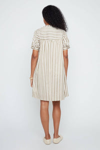 Renuar - Coastal Cabana Stripe Mini Dress