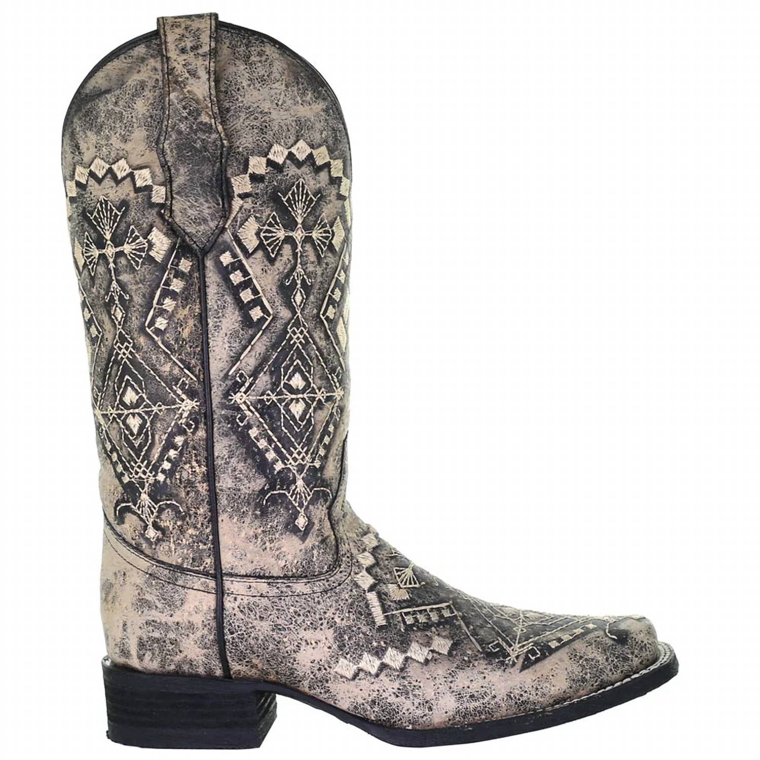 Circle G - Women's Embroidered Square Toe Boots
