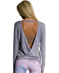 Onzie - Drapey V-Back Long Sleeve Top