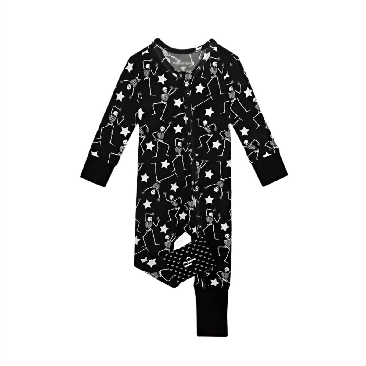 Posh Peanut - Baby Boys Funny Bones Glow In The Dark Convertible One Piece