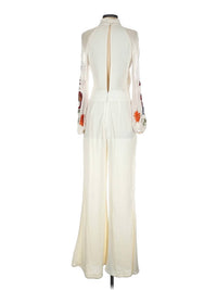 Free People - Women's Floral Embroidered Jumpsuit