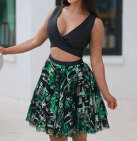 Last Dress - City Lights Twirl Mini Dress