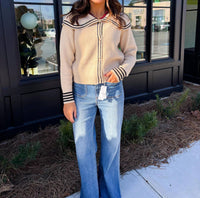 Compania Fantastica - Button Down Collared Cardigan