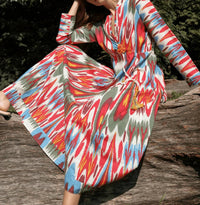 Guadalupe Design - Nora Ikat Midi Dress