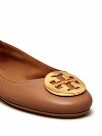 Tory Burch - Women's Minnie Travel Ballet Logo Shoes