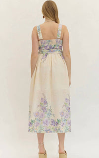 Entro - Evie Eyelet Floral Midi Dress