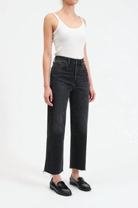 DAZE Pleaser High Rise Wide Ankle Jeans in twilight - women's jeans - alternate view