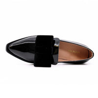 ALL BLACK Women's Pat And Bow Loafers in black - women's flats - view 6