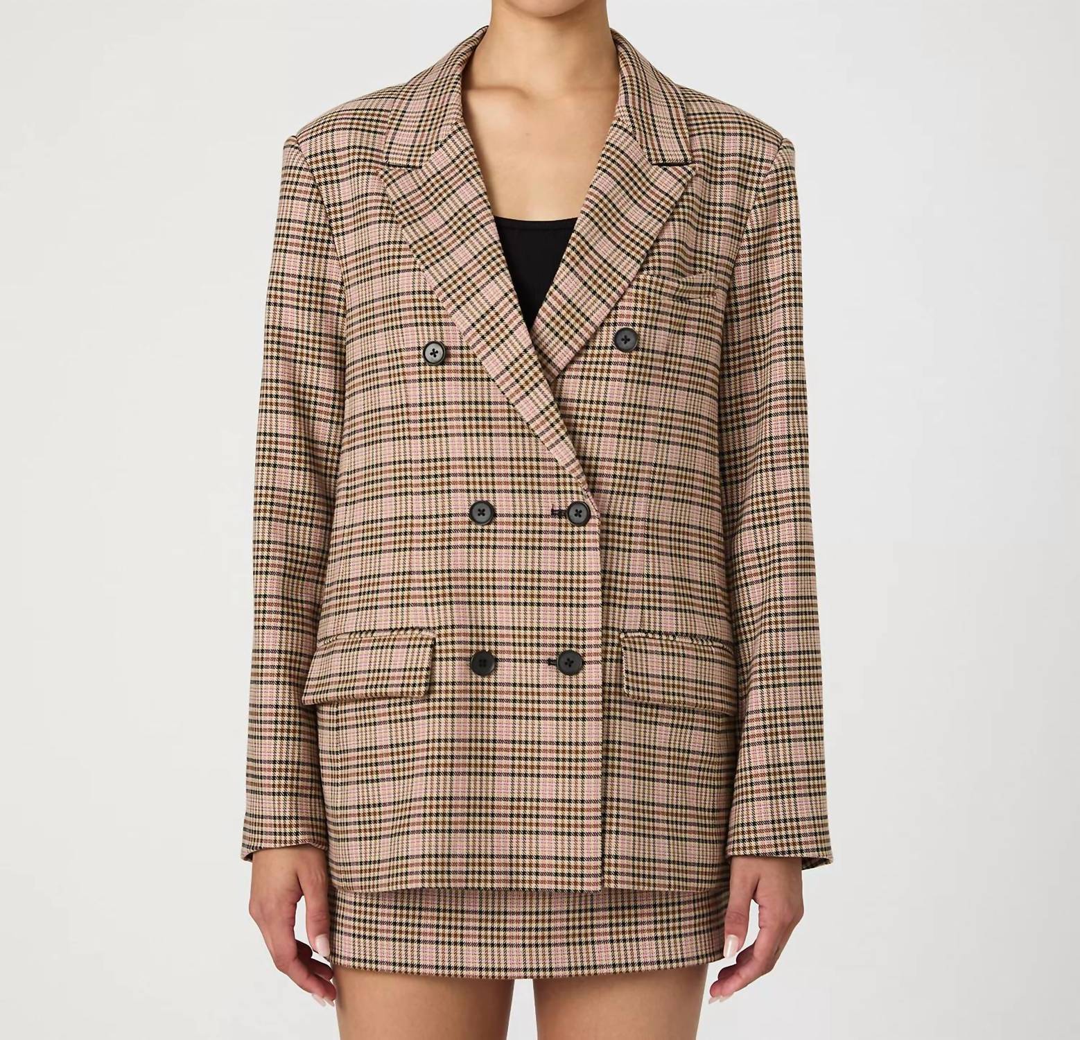 French Connection - Gina Check Blazer