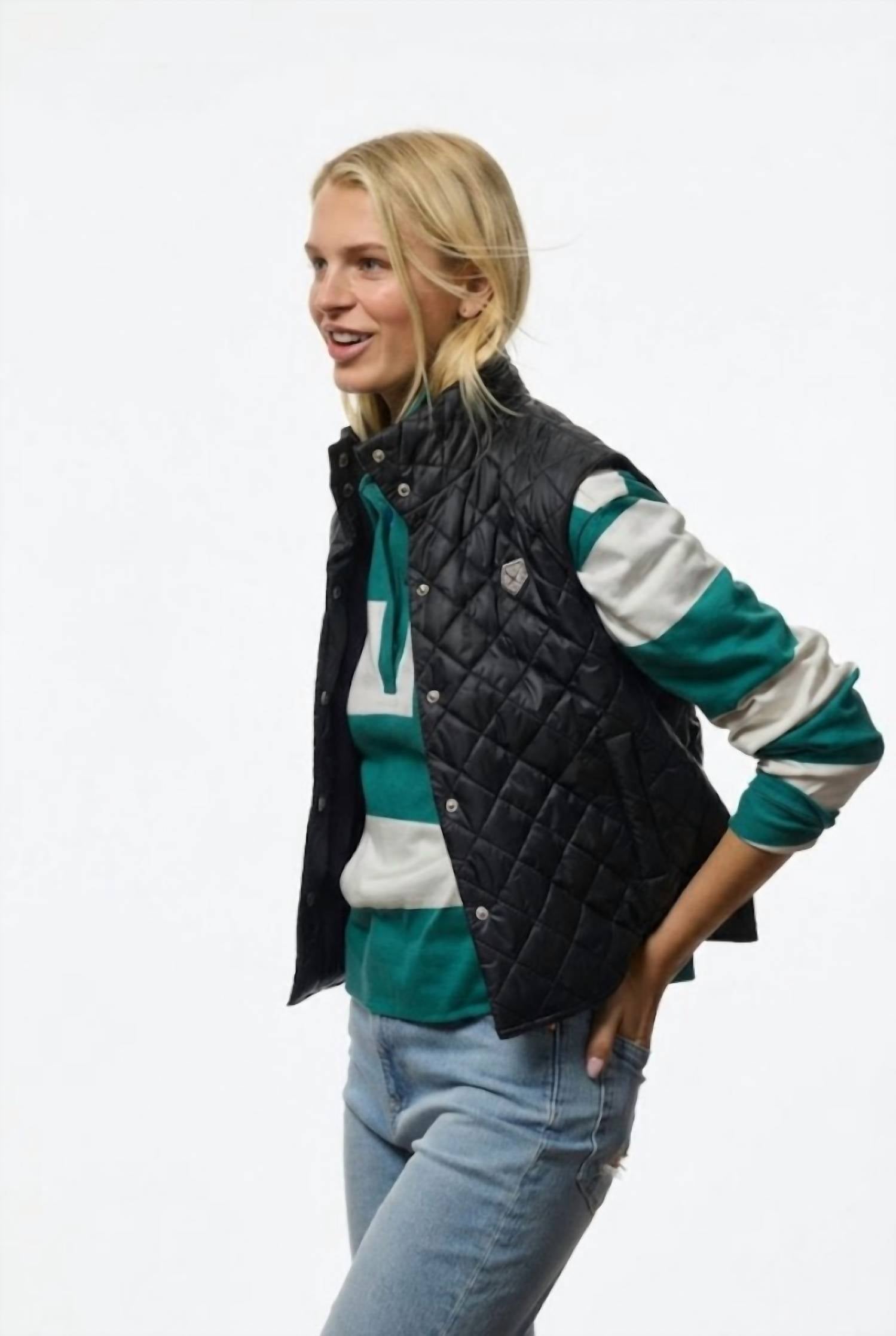 Powder Puff Collection - High Collar Boxy Vest