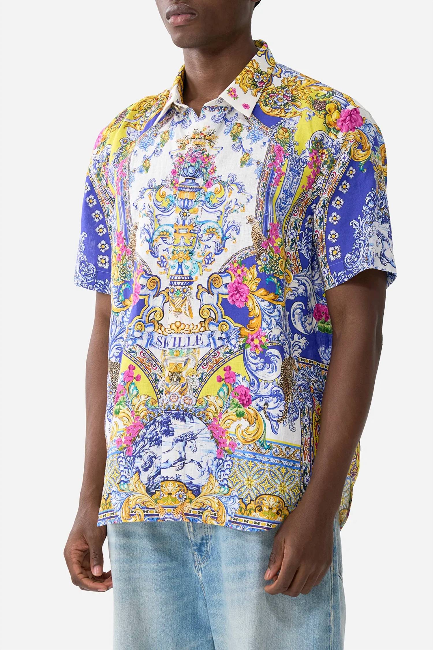 Camilla - Short Sleeve Oversized Shirt