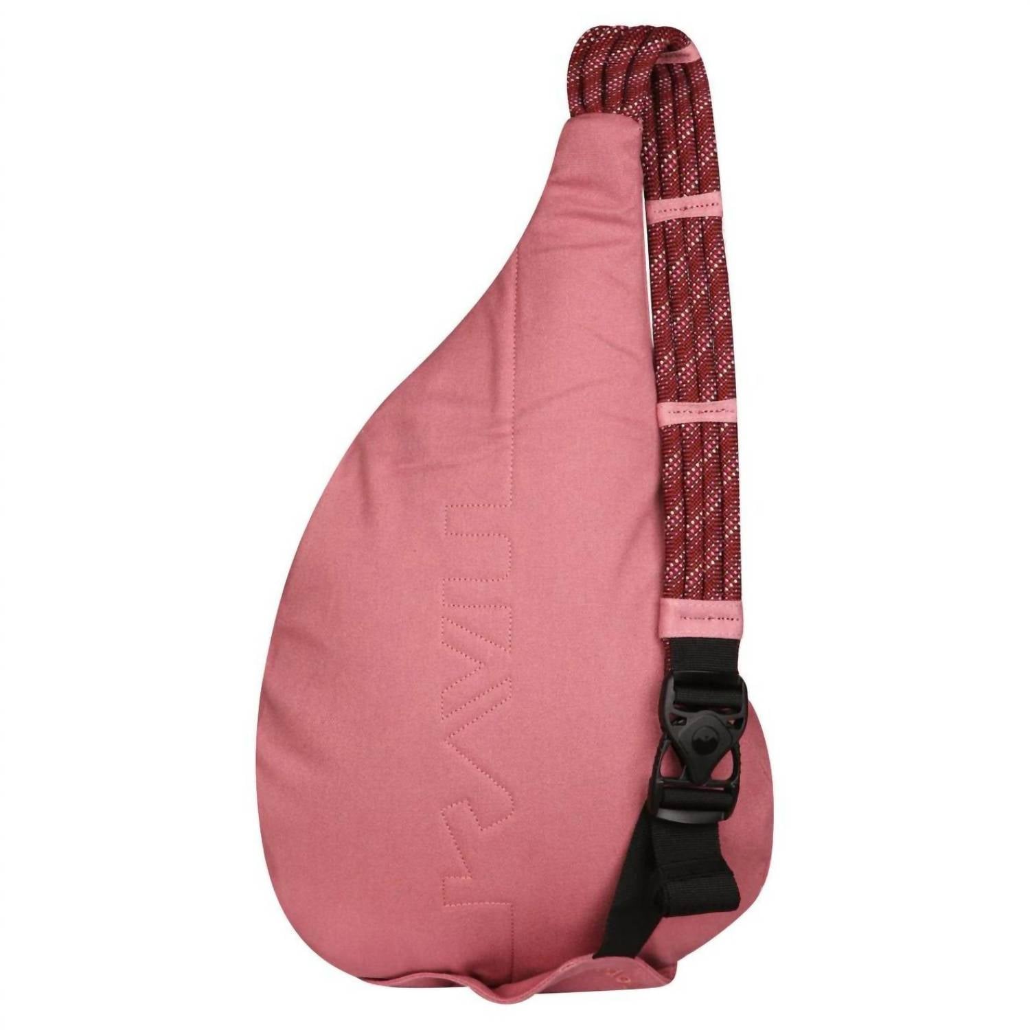 KAVU Women's Rope Bag in mineral red - women's bag - detail view