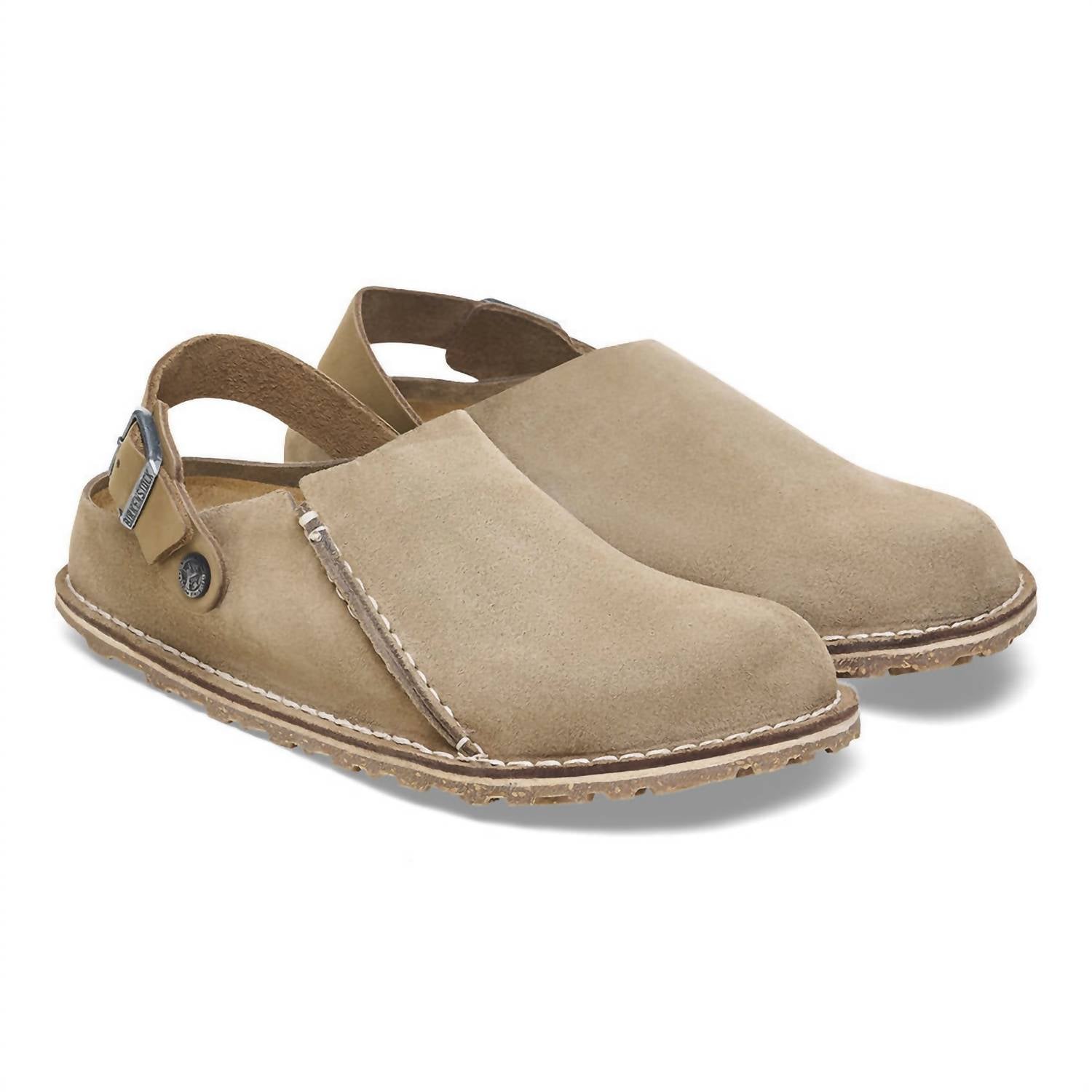 BIRKENSTOCK Unisex - Lutry Premium Suede Clog in grey taupe - item