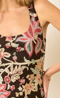 Alix Of Bohemia - Adele terra floral silk dress