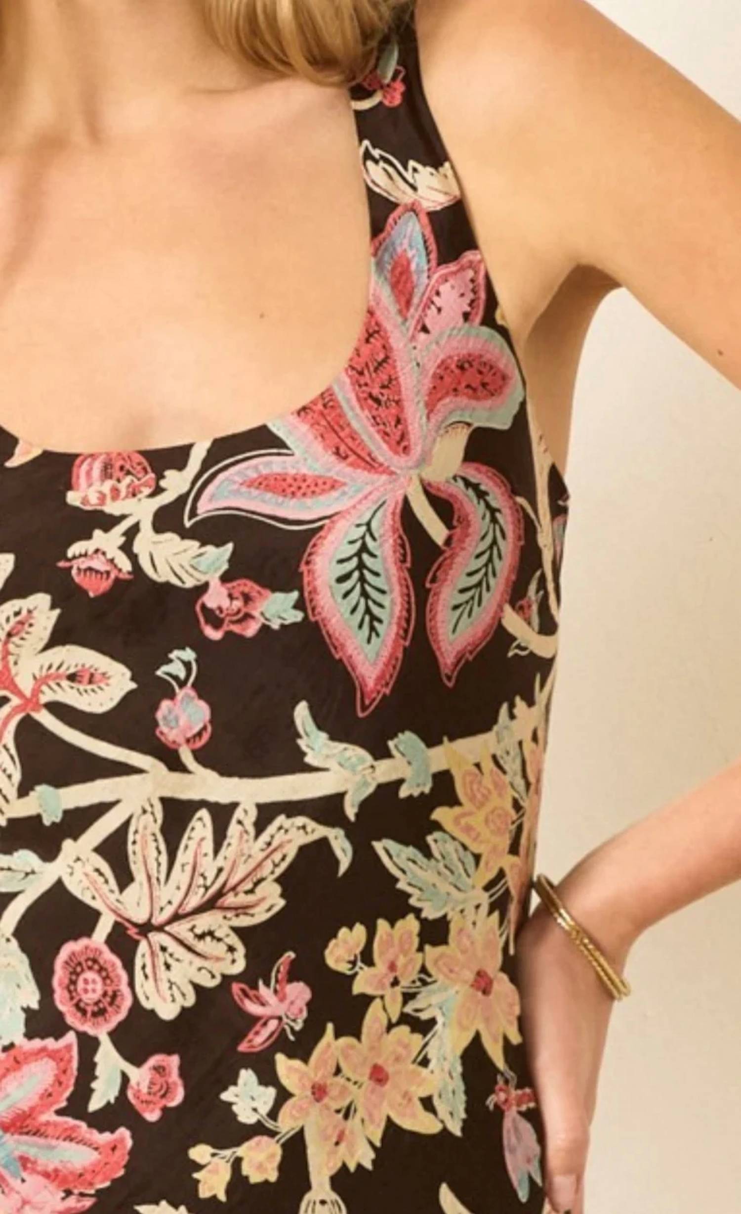 Alix Of Bohemia - Adele terra floral silk dress