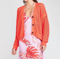 Self Contrast - Maggie Fishnet Cardigan