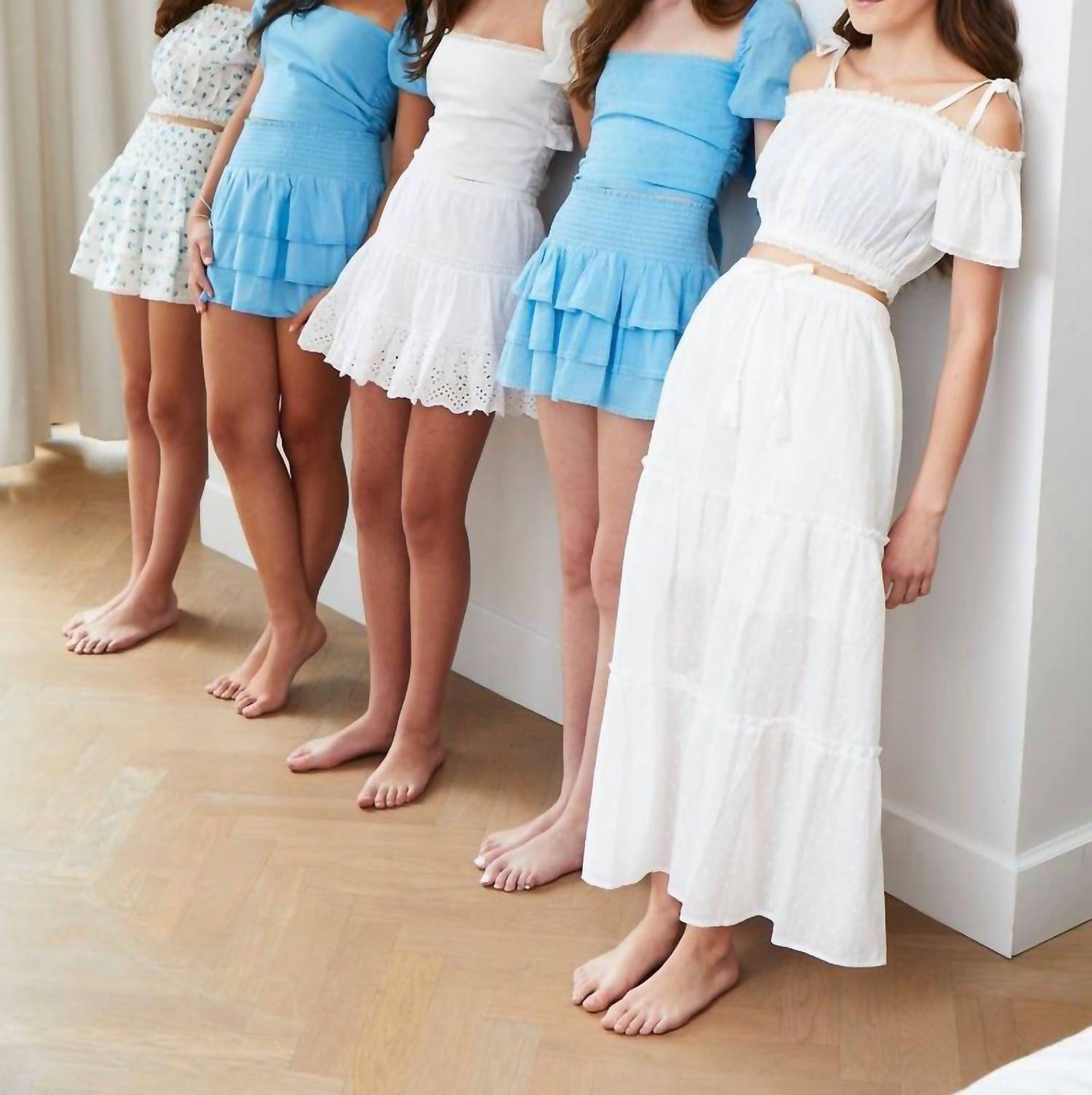 Theme - Bella Maxi Dot Tassels Skirt
