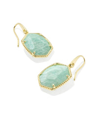 Kendra Scott - Women's Daphne Amazonite Frame Drop Earrings