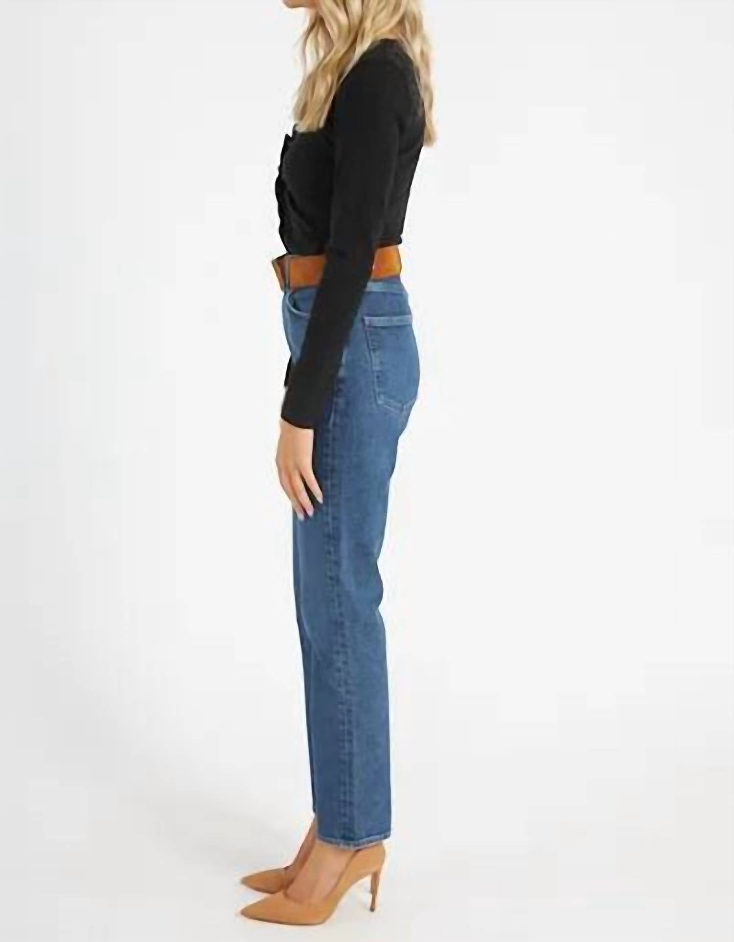 Nation Ltd - CAMBRIA GATHERED LONG SLEEVE TOP