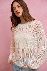 Ee:Some - Palm Knit Tree Top