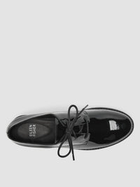 Eileen Fisher Women's Eddy Patent Leather Platform Oxford Shoes in black - women's shoe - alternate view