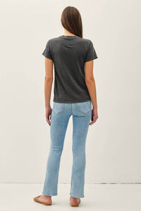 Be Cool - Leona Classic Cut Acid Wash Cotton Tee