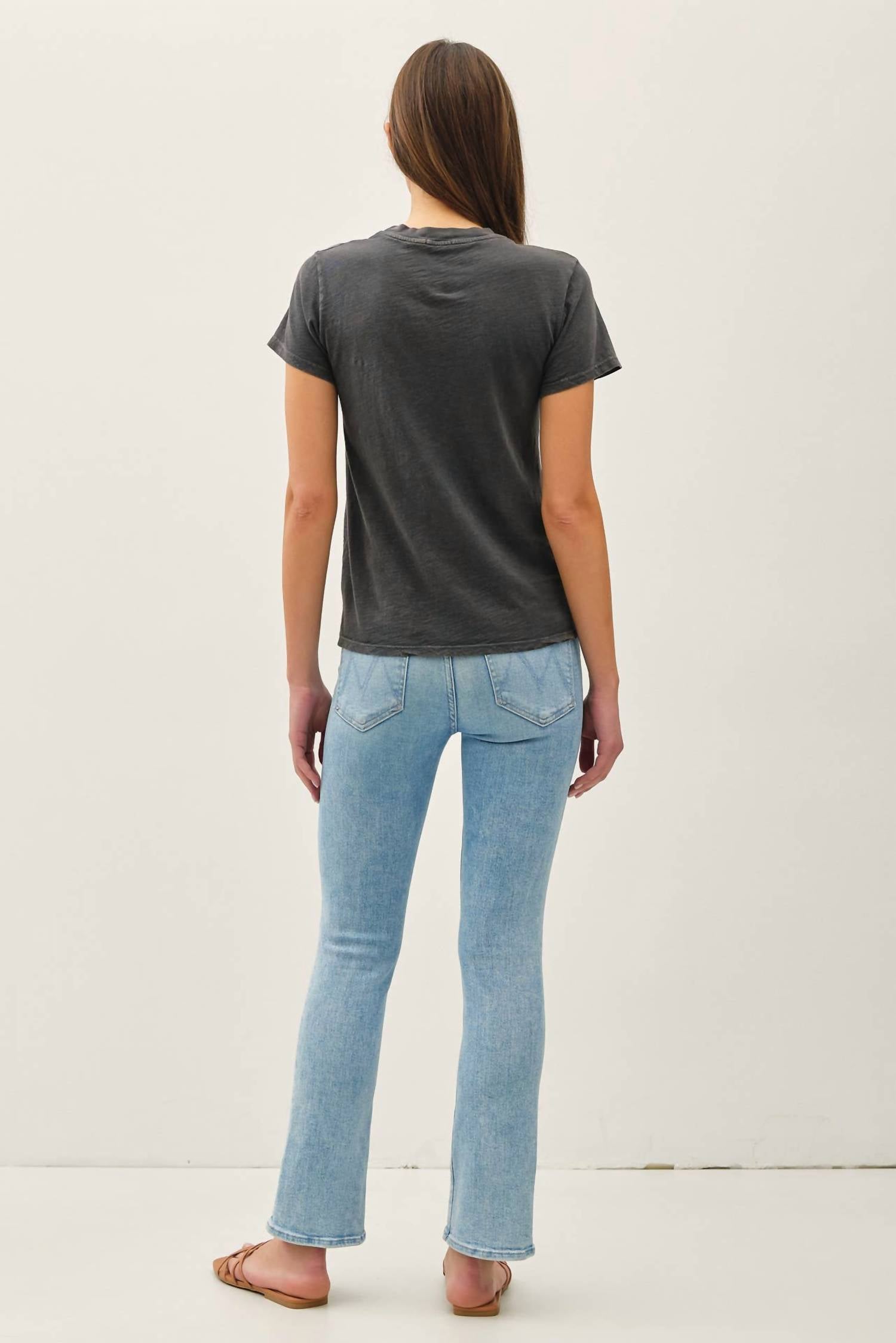 Be Cool - Leona Classic Cut Acid Wash Cotton Tee