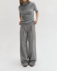 Crescent - Half Sleeve Turtleneck Top