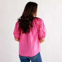 Caryn Lawn - Gia Tie Neck Top