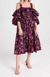 Ulla Johnson - Caprice Ruffled Floral Print Midi Dress