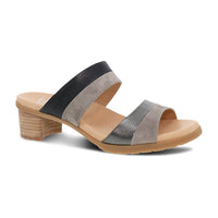 dansko Women's Theresa Multi Leather Sandal in black - women's sandal