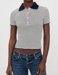 Frame - Pointelle Polo Shirt