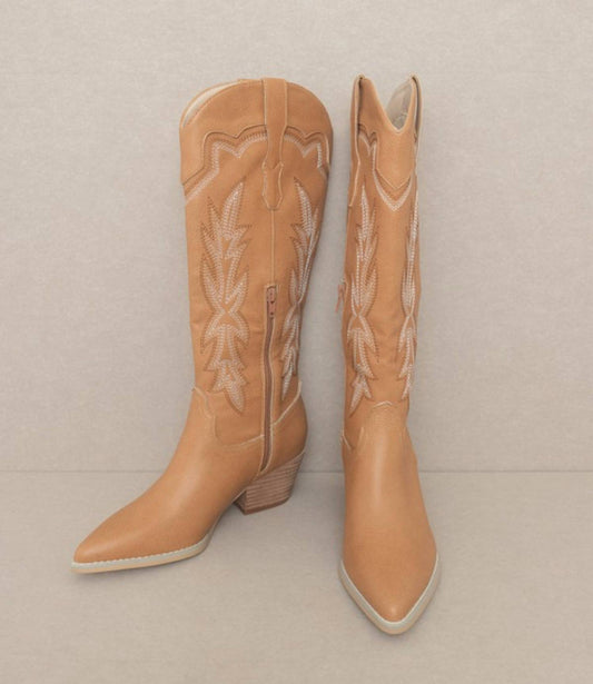 Oasis Society - Women's Ainsley Embroidered Cowboy Boot