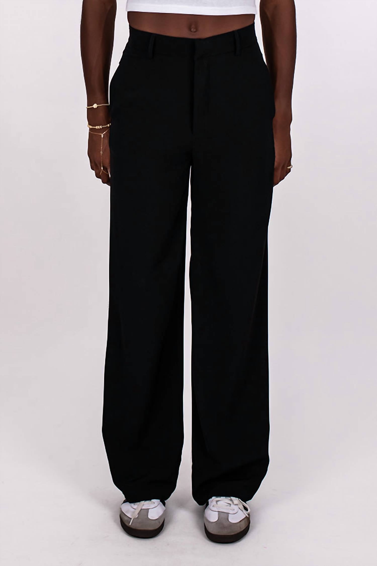 Signature8 - Hi-waist Trouser Pants