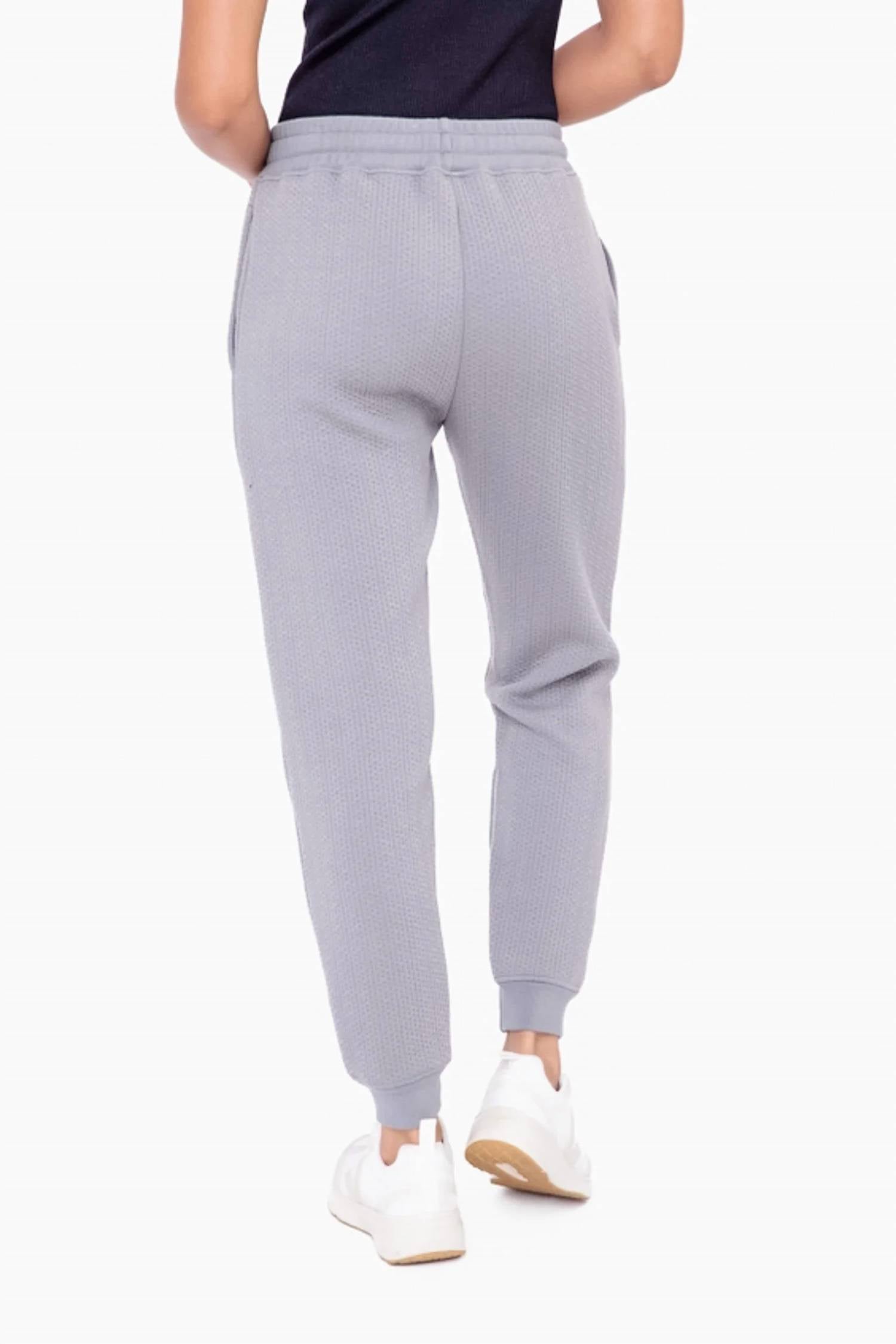 Mono B - Quilted Drawstring Joggers